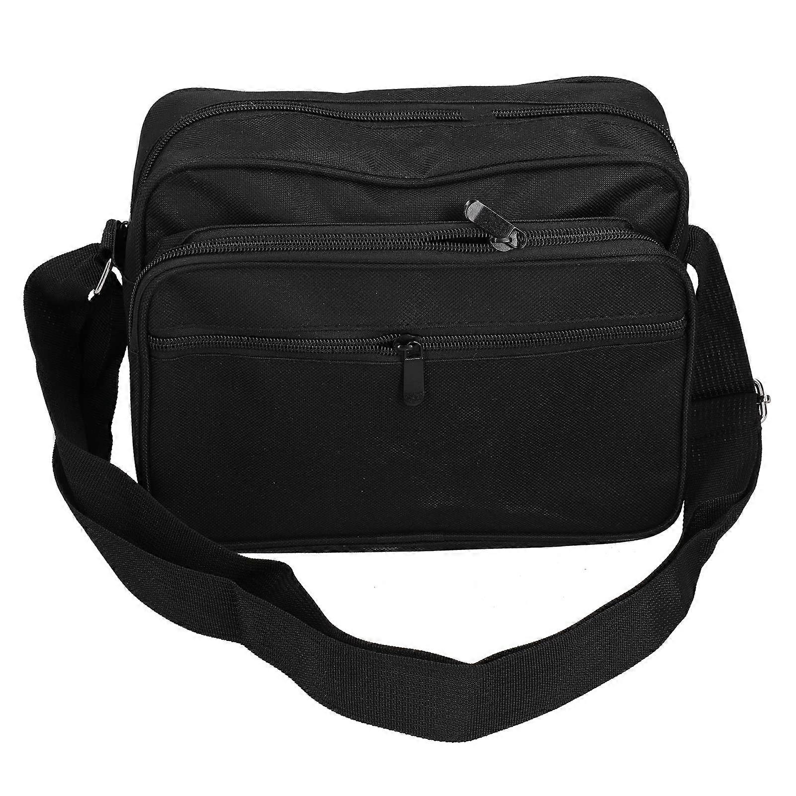 Canvas Tool Bag with Gusset Design, Durable Portable Carpenter Tool Storage for Professional and DIY Use