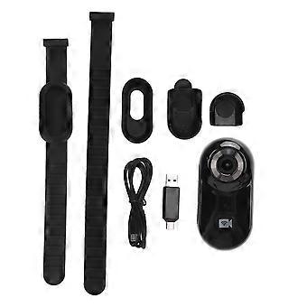 Cat Collar Camera 120 Deg Wide Angle HD Image Video Recording Dog Tracking Magnetic Collar Camera for Indoor Outdoor Riding Black