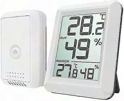 Indoor Hygrometer Thermometer - High Accuracy Digital Humidity & Temperature Monitor with LCD Display