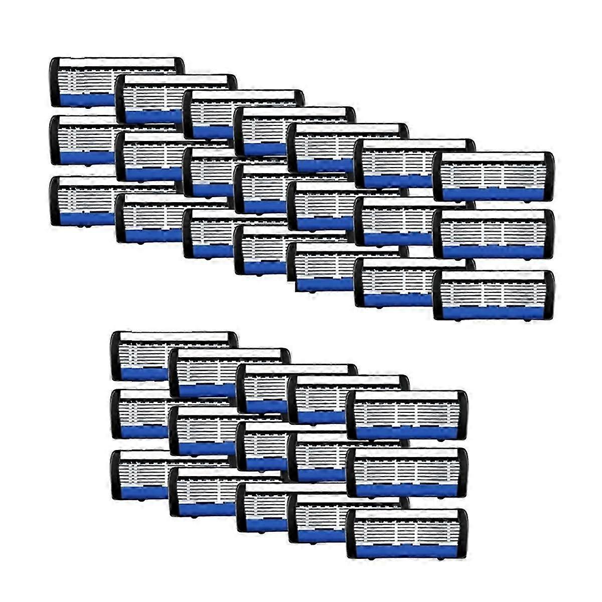 36PCS 7-Blade Razors for Men with Handle & Refill Blades - Smooth Shaving Set