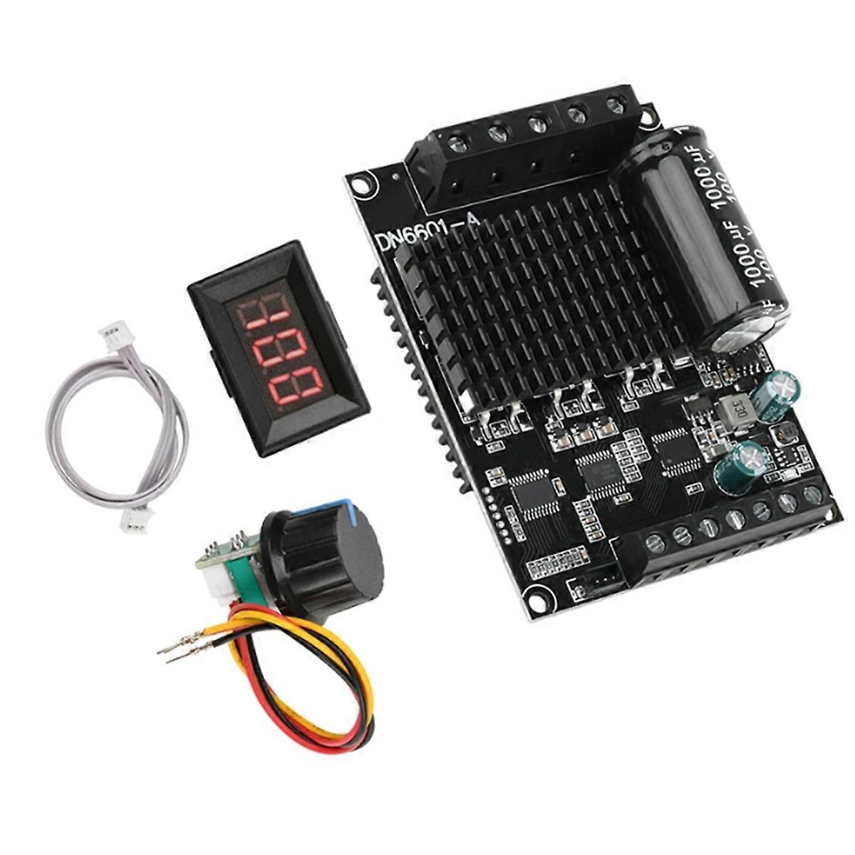 DC 6-80V BLDC triphasé DC Brushless Motor Controller PWM 1600W 20A Hall Motor Control Driver Boar
