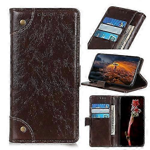 For Nokia C20 Plus Copper Buckle Nappa Texture Horizontal Flip Leat...