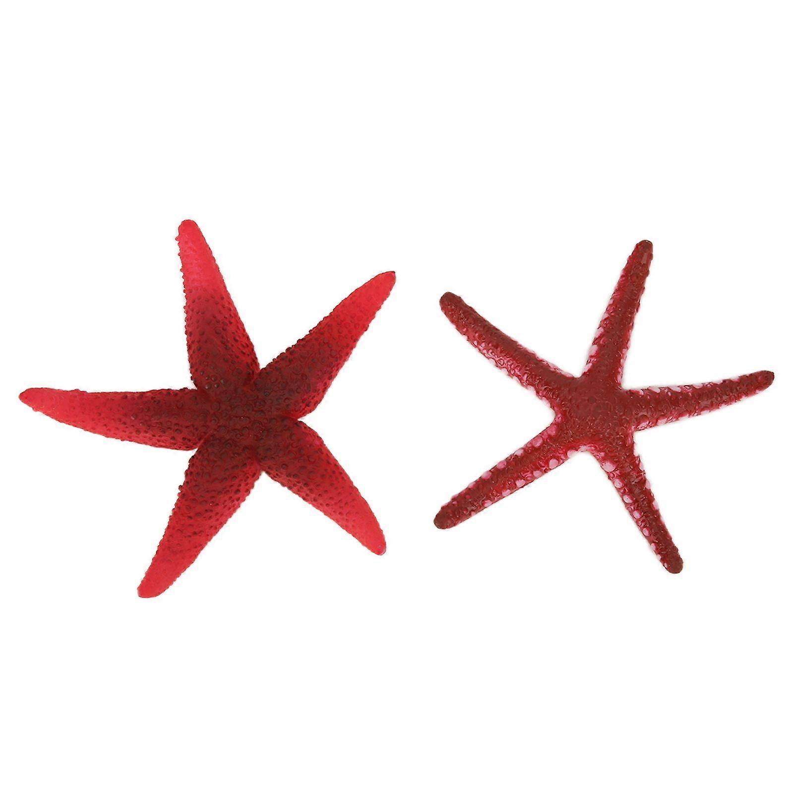 Aquarium Simulation Luminous Starfish Heat Resistant Nontoxic Artificial Starfish for Fish Tank