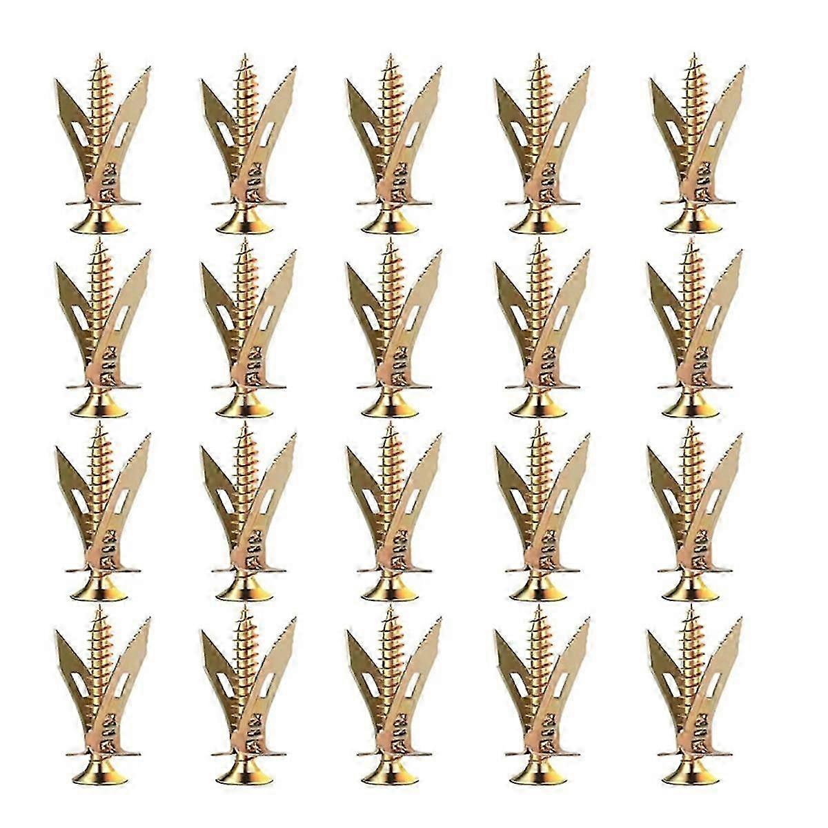 المراسي دريوال ذاتية الحفر مطلي بالزنك 100 قطعة مع مسامير