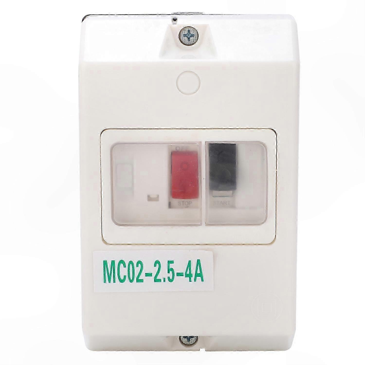 Circuit Breaker Protector, Waterproof Motor Switch, 2.5-4A, 220V/380V, MC02 Series
