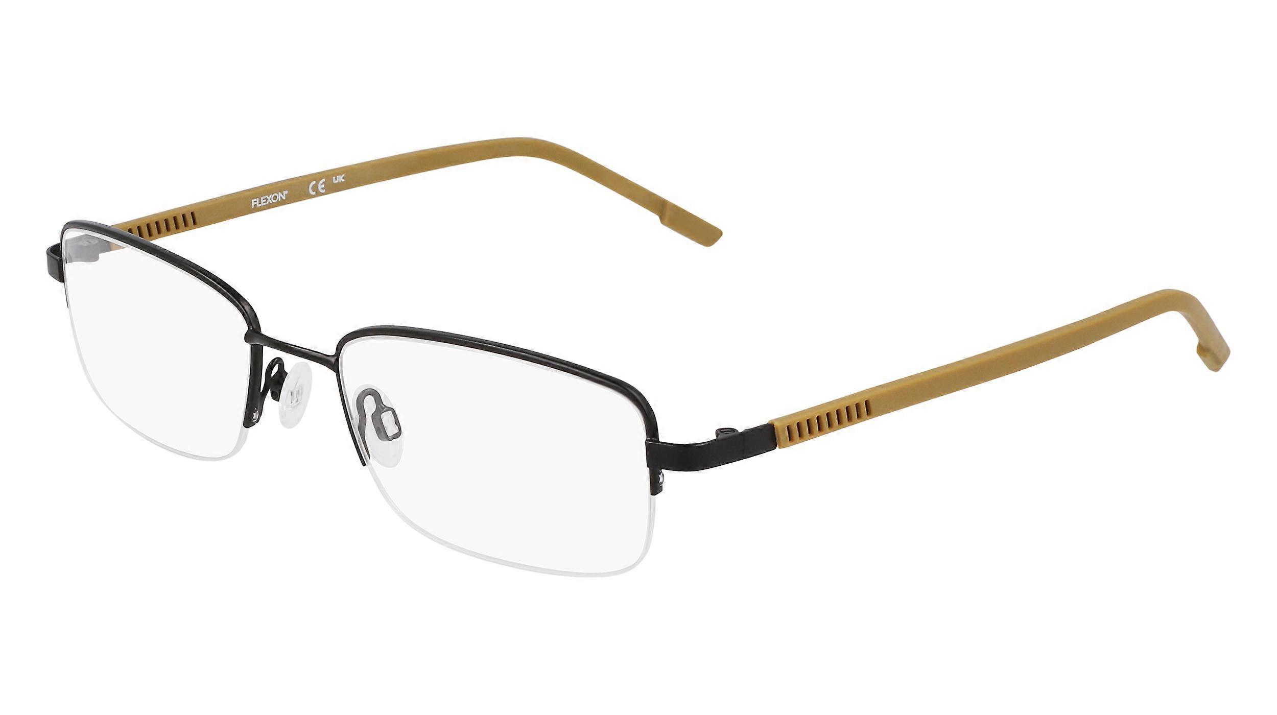 Eyewear Frames FLEXON FLEXON H6079 004 SATIN BLACK 55/19/145 MALE