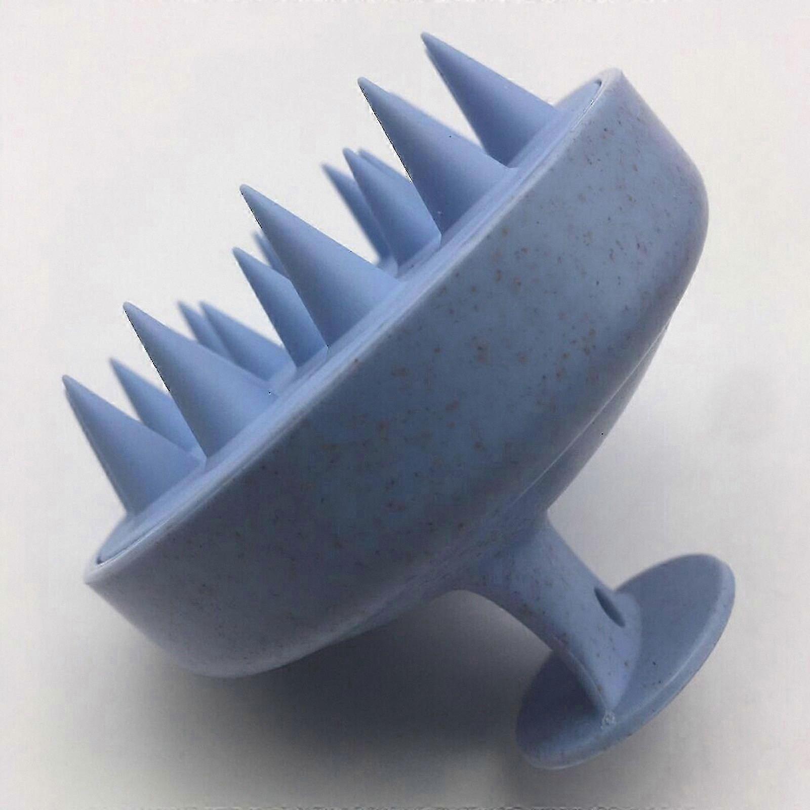 Silicone Scalp Massager with Soft Brush Head for Gentle Shampoo Massage