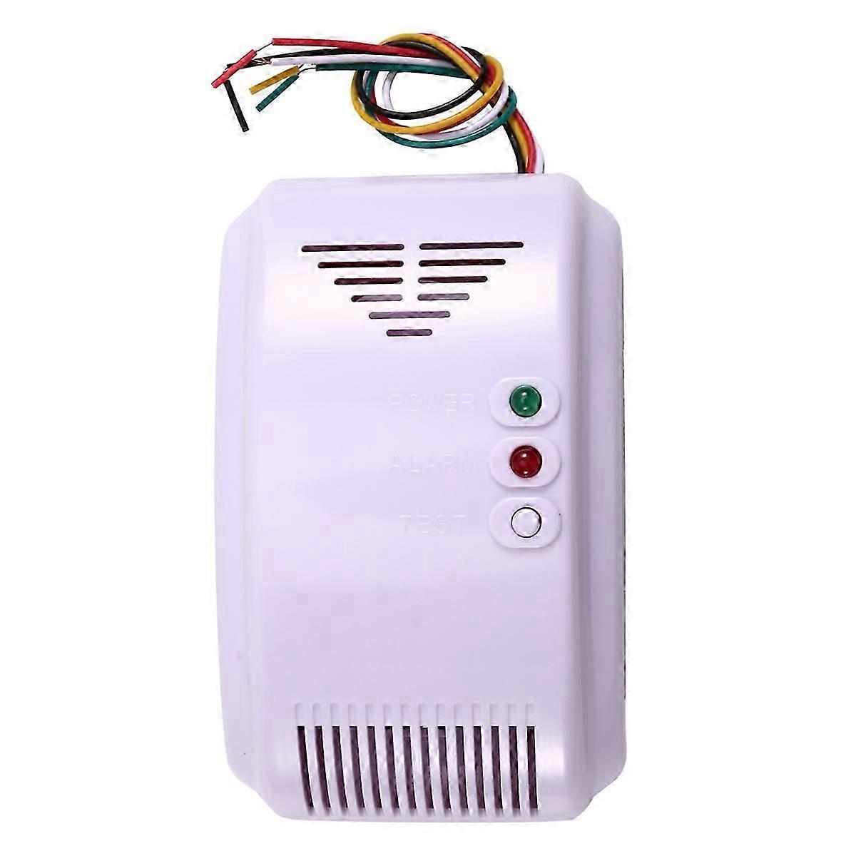 12V LPG Propane Butane Leak Detector with Waterproof LED and Alarm, Perfect for UK Caravans and RVs