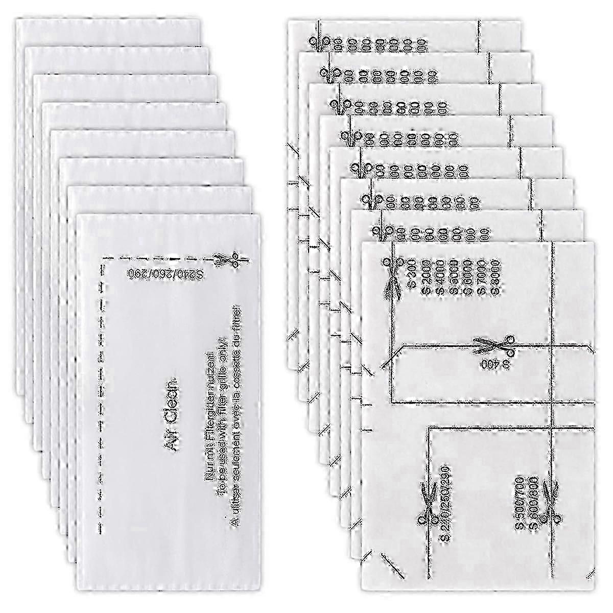 Replacement Vacuum Cleaner Filters for Miele S8340, S8360, C1, C2, C3 Models - Exhaust Filter Set