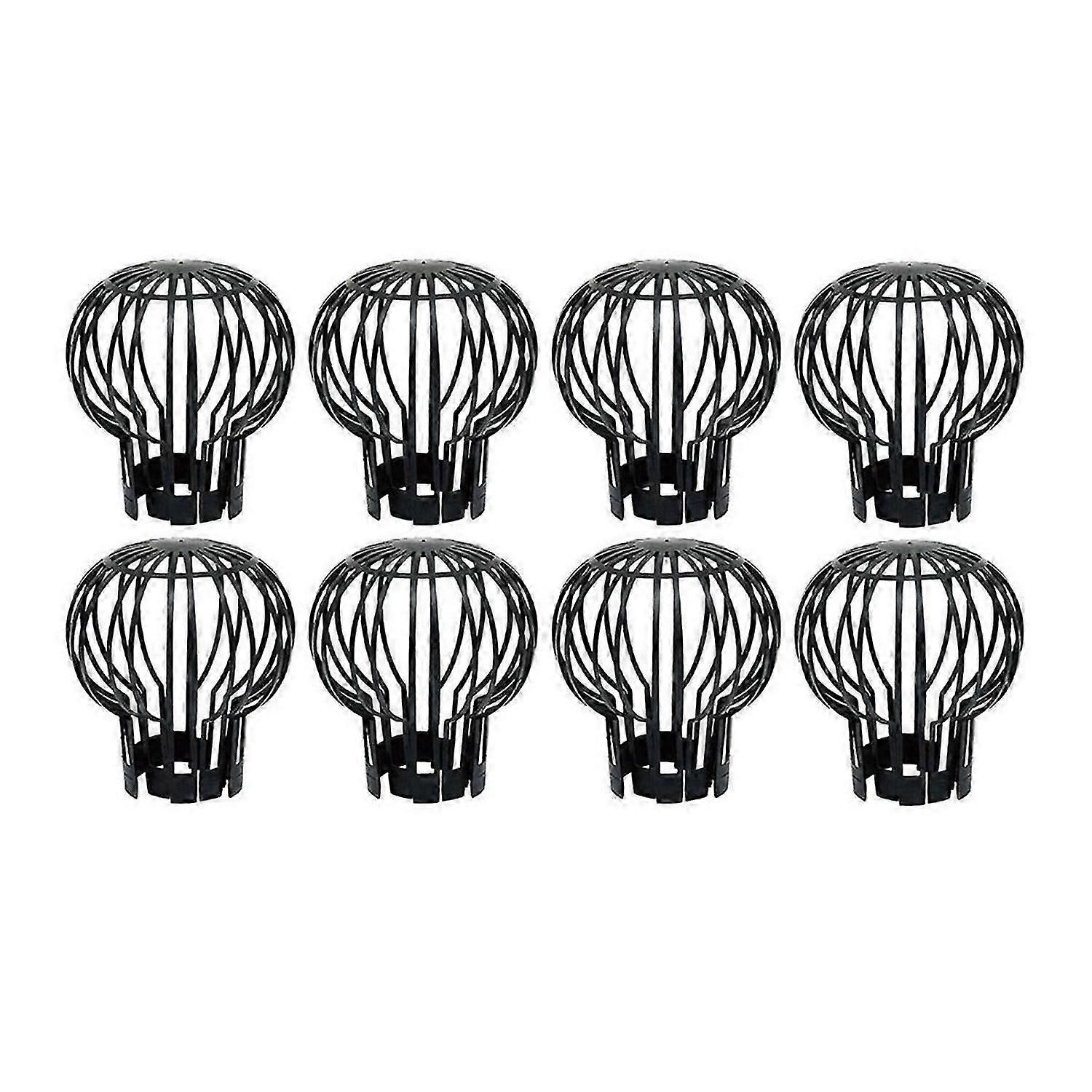 8Pcs Plastic Gutter Guards, Downpipe Leaf Guard, Downspout Filter