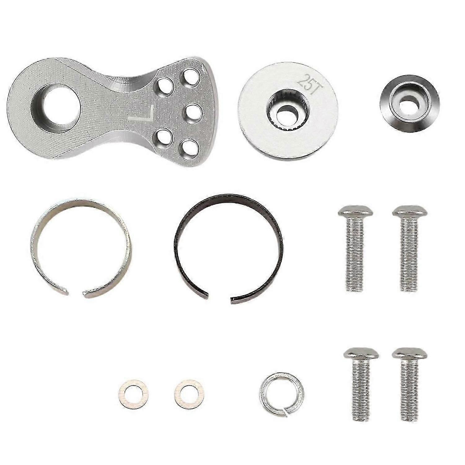 Metal 25T Adjustable Servo Saver Arm Horn for -4 Axial SCX10 1/10 RC Cars Helicopter Model Boat Upgrade Parts,L,C