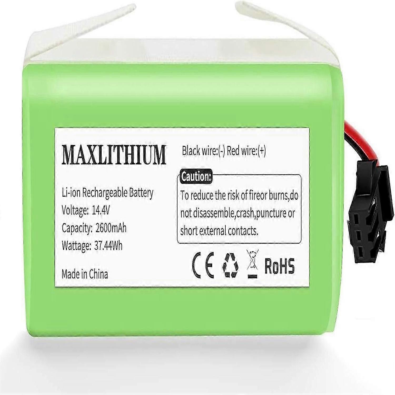 14.4V 2600mAh Battery for Eufy RoboVac G10 G20 G30 G35, Ecovacs Deebot N79 N79S, Tesvor X500