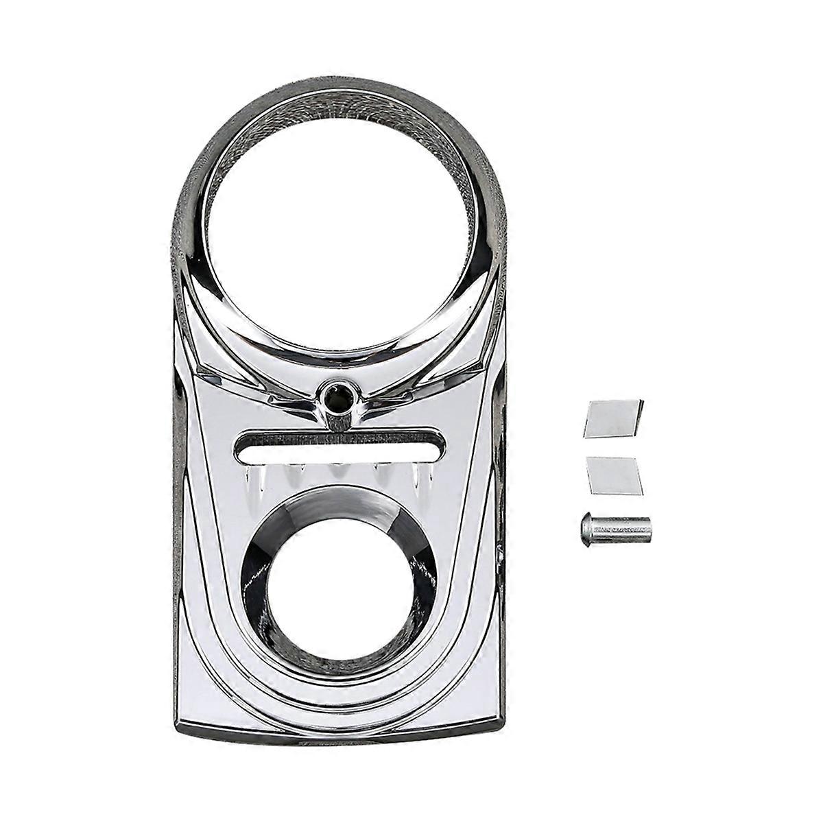 Motorcycle Dash Panel Insert Cover Trim for Dyna Softail Fat Boy Accessories Chrome