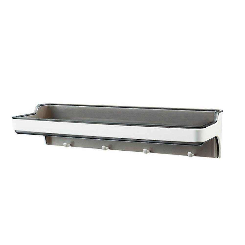 Floating Shelf Wall-Mounted Rack for Towel Storage 2Pcs Set