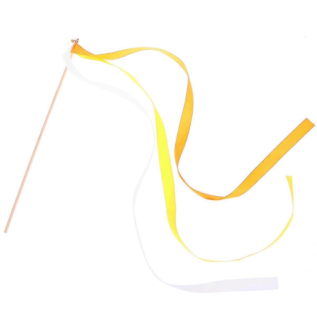 小さなベル20個の黄色い妖精の結婚式の杖を備えたウェディングパーティーの好意