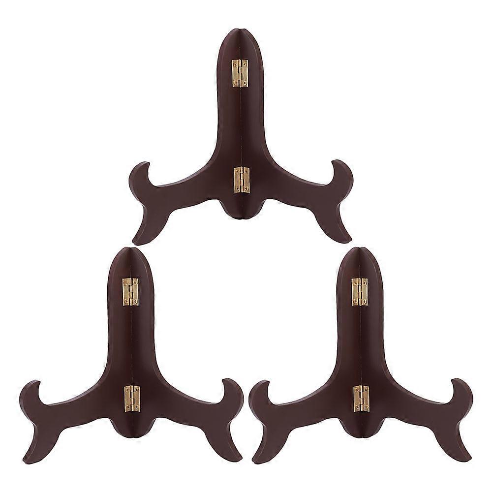 12Pcs Wooden Plate Display Stand for Displaying Use Suitable for Home Decoration