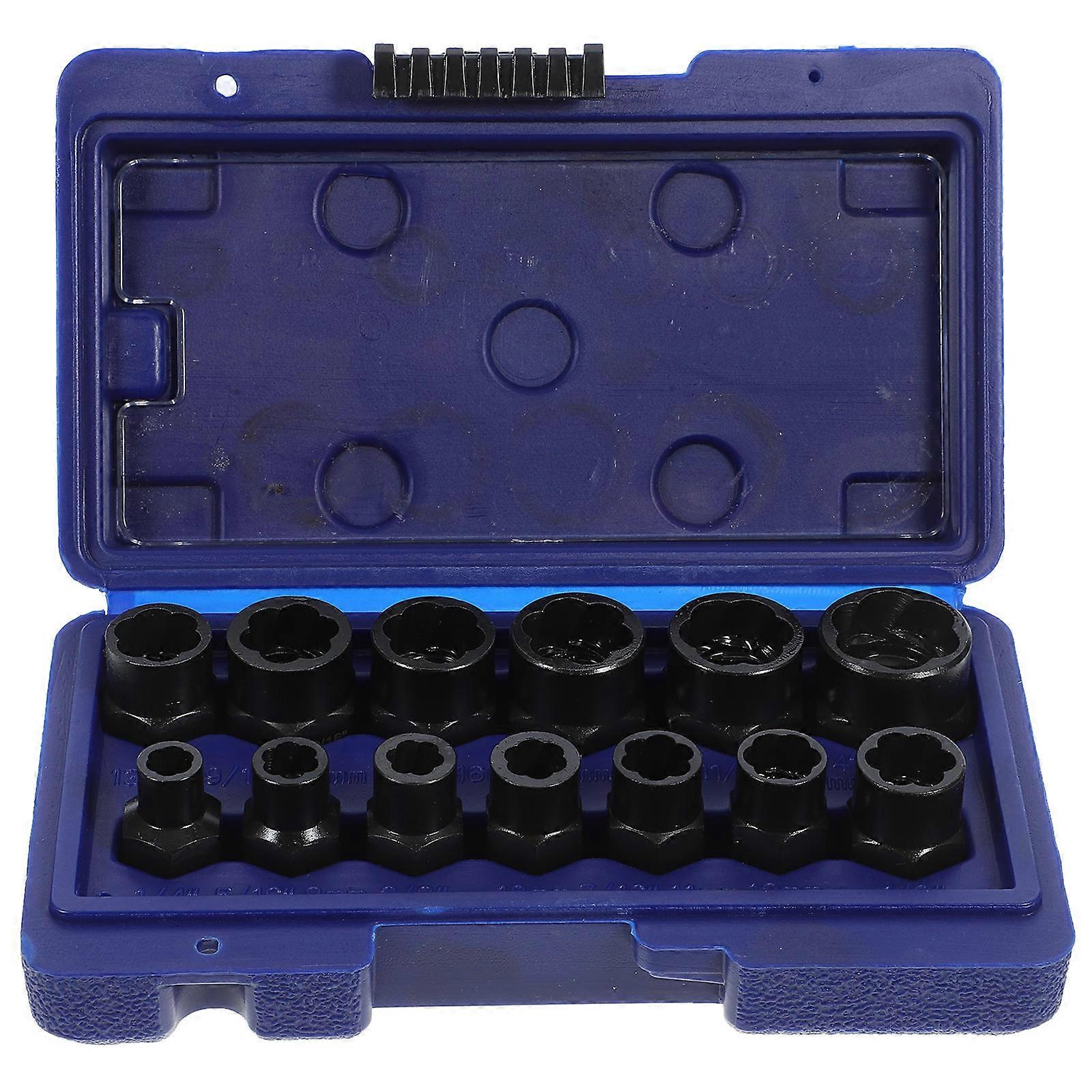 Stripped Lug Nut Extractor Tool for Car Use 1Set Lug Nut Remover Bolt Extractor