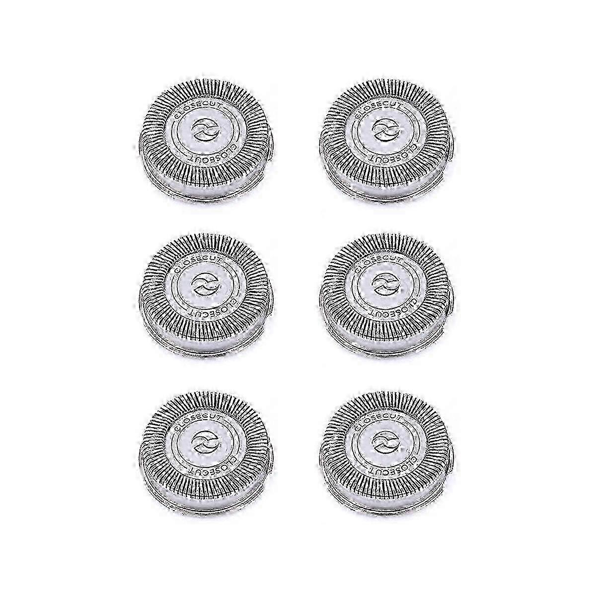 6Pack SH30 Replacement Heads for Series 3000, 2000, 1000 & S738 - Durable Sharp Blades