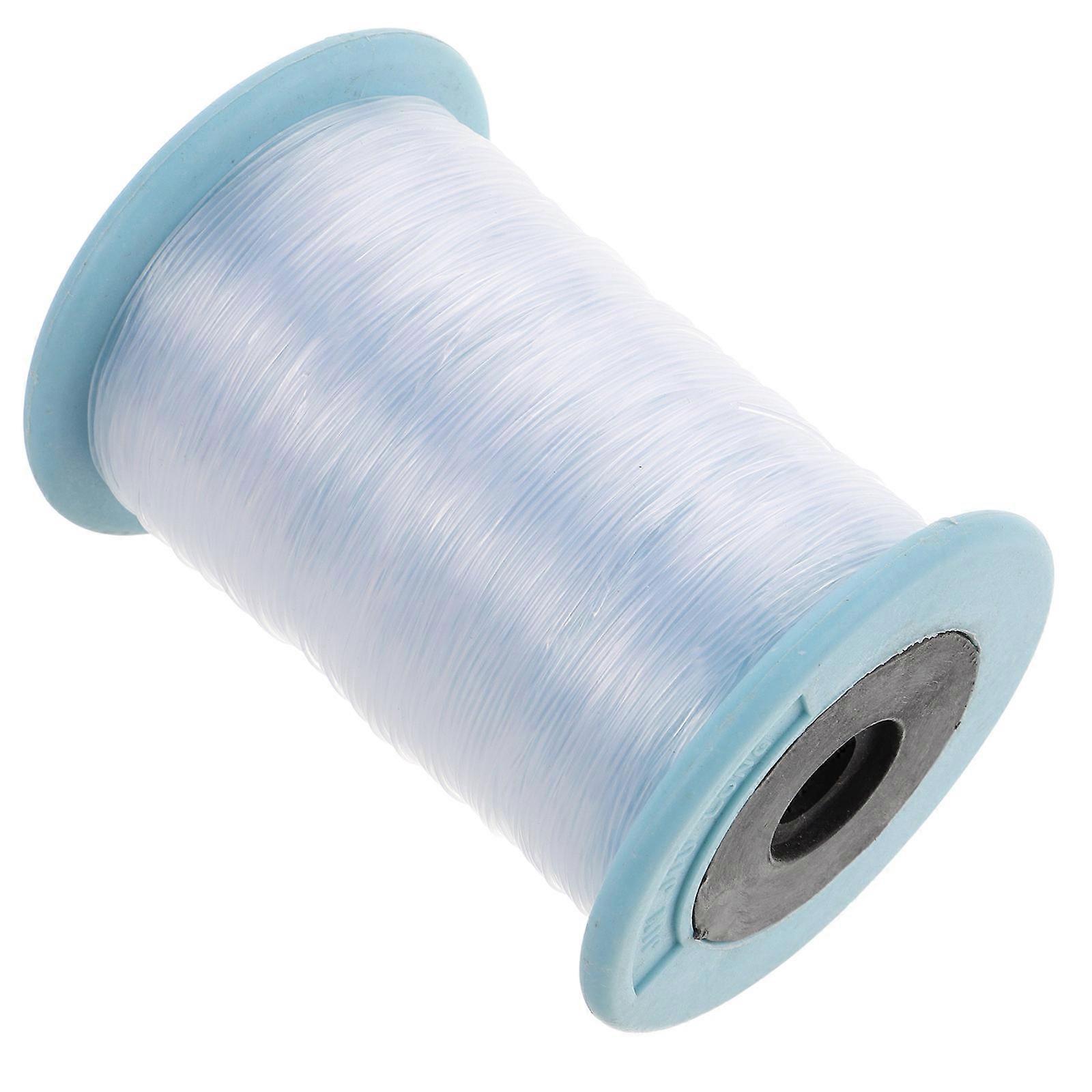 White Nylon Thread for Hanging Decorations Diy Beading 100m Smooth Surface 1Set