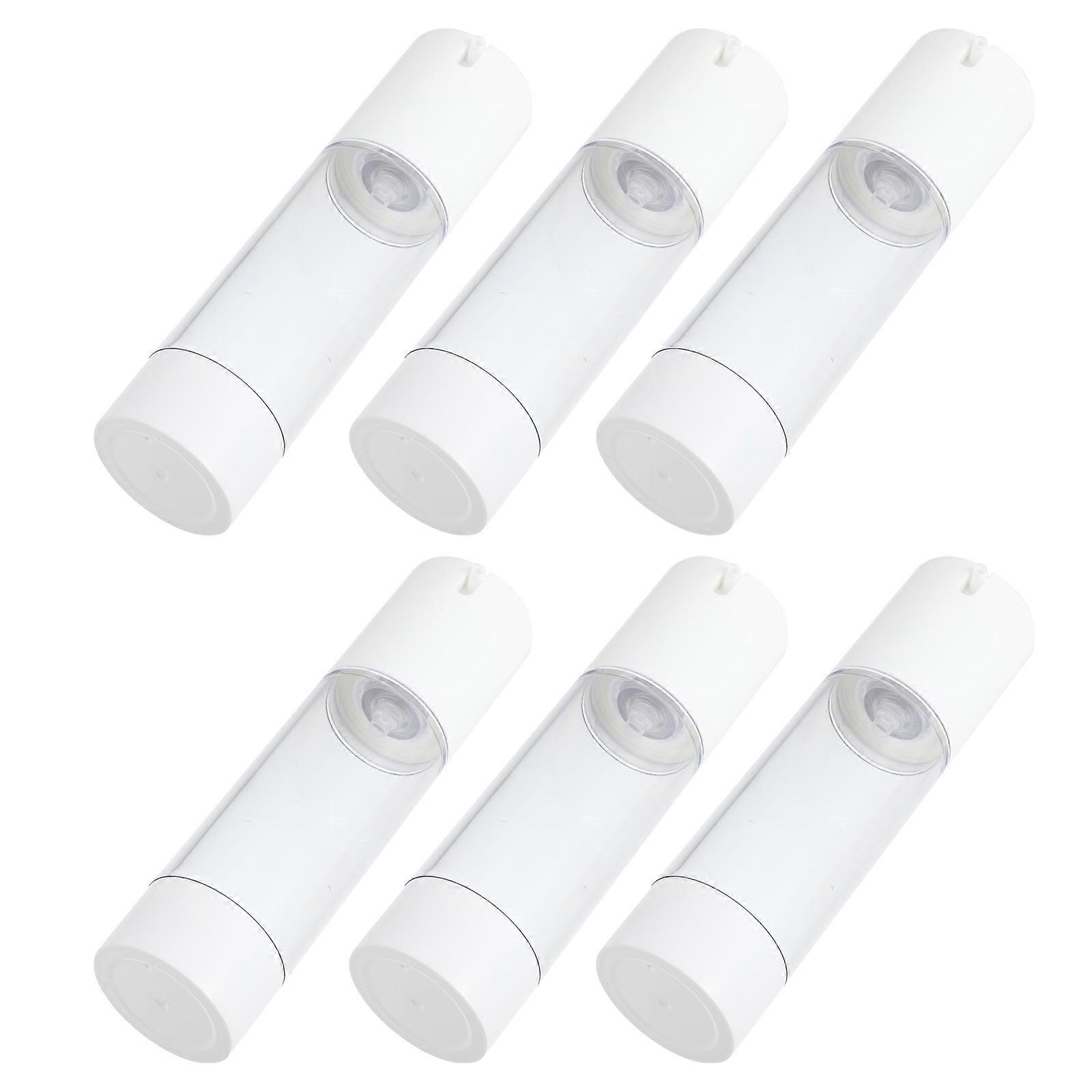 Travel Cosmetics Bottle Pump Container for Storage 6Pcs 80ml White