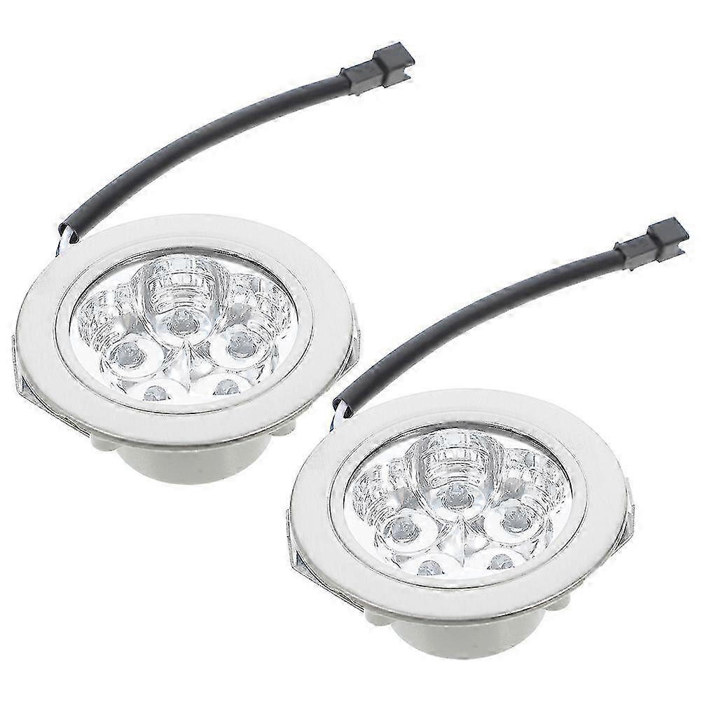 2pcs LED Range Hood Light Bulb, Energy Efficient Cool Light 12V DC Power for Kitchen Lighting Replacement