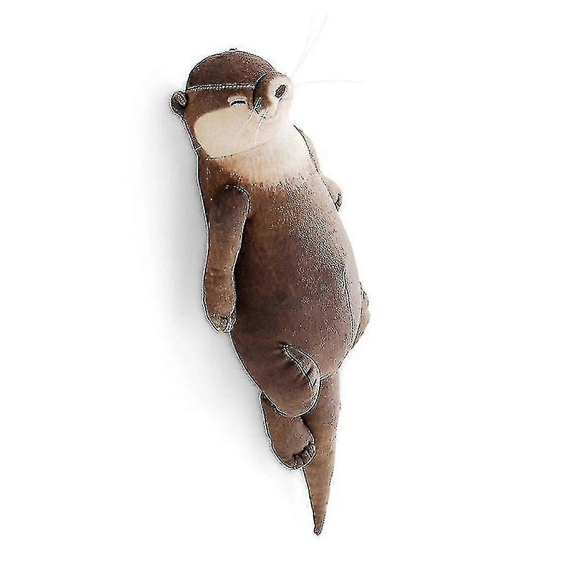 40cm Cute Otter Stuffing Cotton Pencil Crayon Stamp Pad