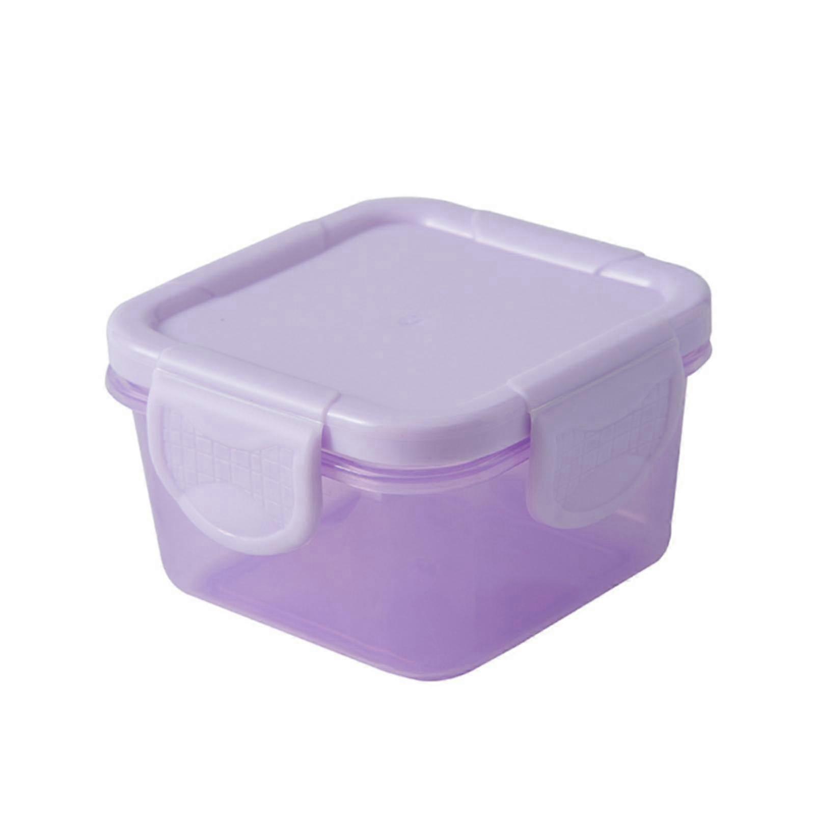 ZJDOAK Small Airtight Food Storage Containers with Lids, Leakproof & Stackable, BPA-Free, Compatible with Salad Dressing & School Lunch Use