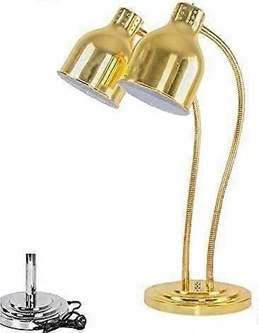 Heating Lamp for Food Warmer 250 Watt Adjustable Heat Lamp Single/Double Bulbs Buffet Carving Station Display Light