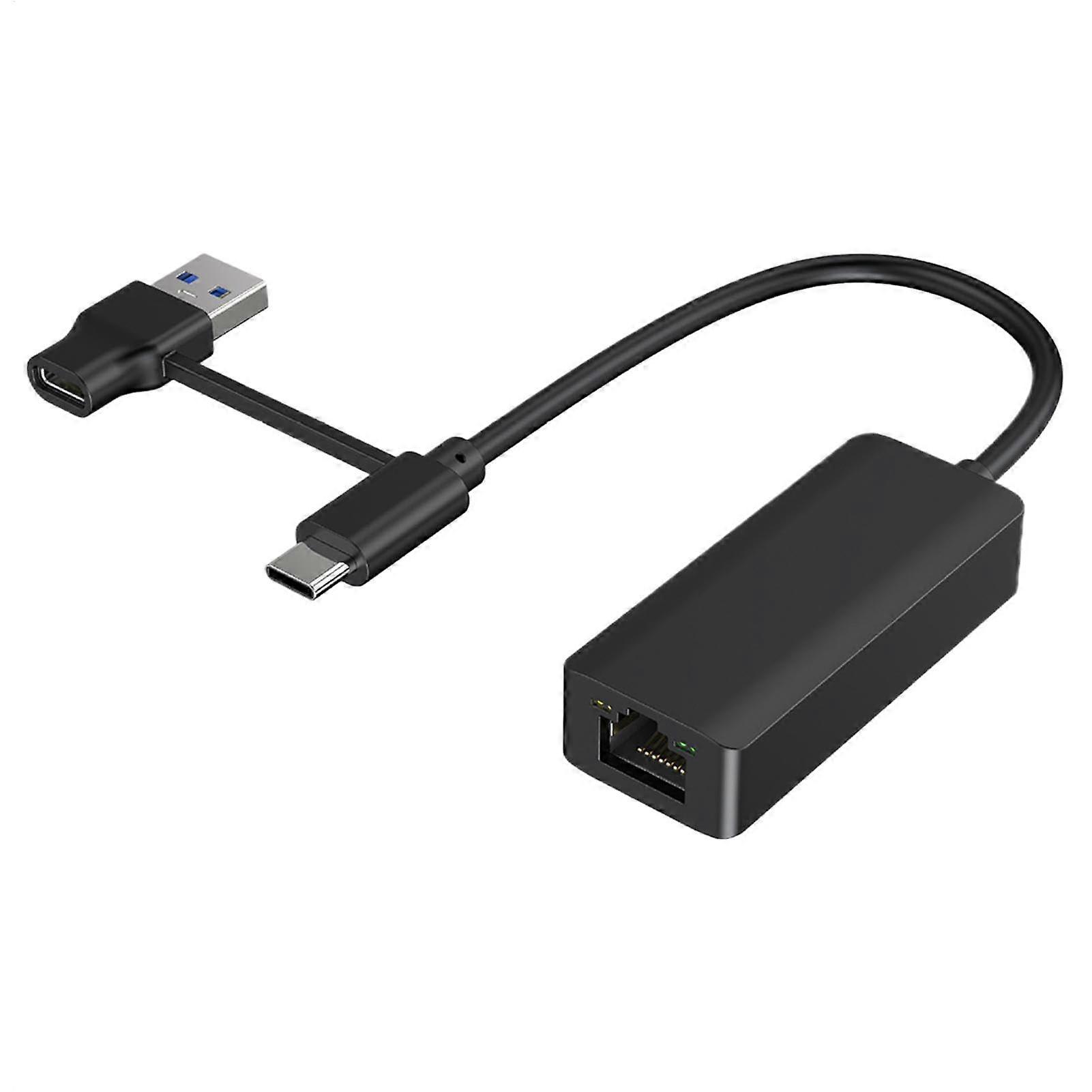 External Network Adapters USB 3.0 to Ethernet Gigabit LAN Adapter for Laptops Tablets Phones