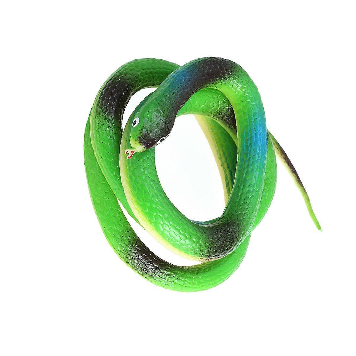 Fake Snake Prank Rubber Snake Toy for Decorating 1.1m Halloween Prop
