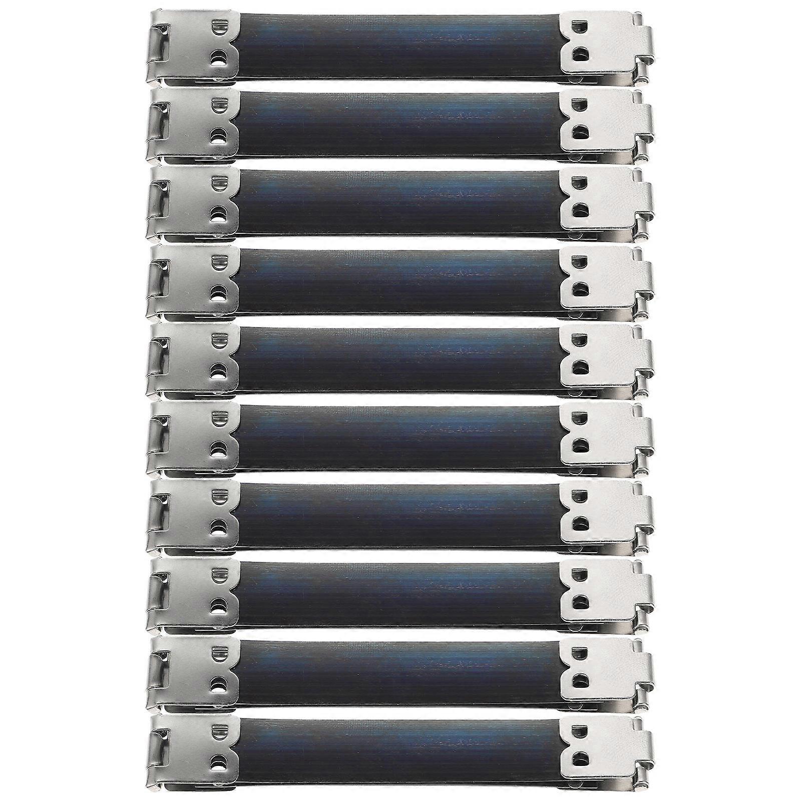 Replacement 10Pcs Metal Internal Flex Frames for Handbag Spring Clip
