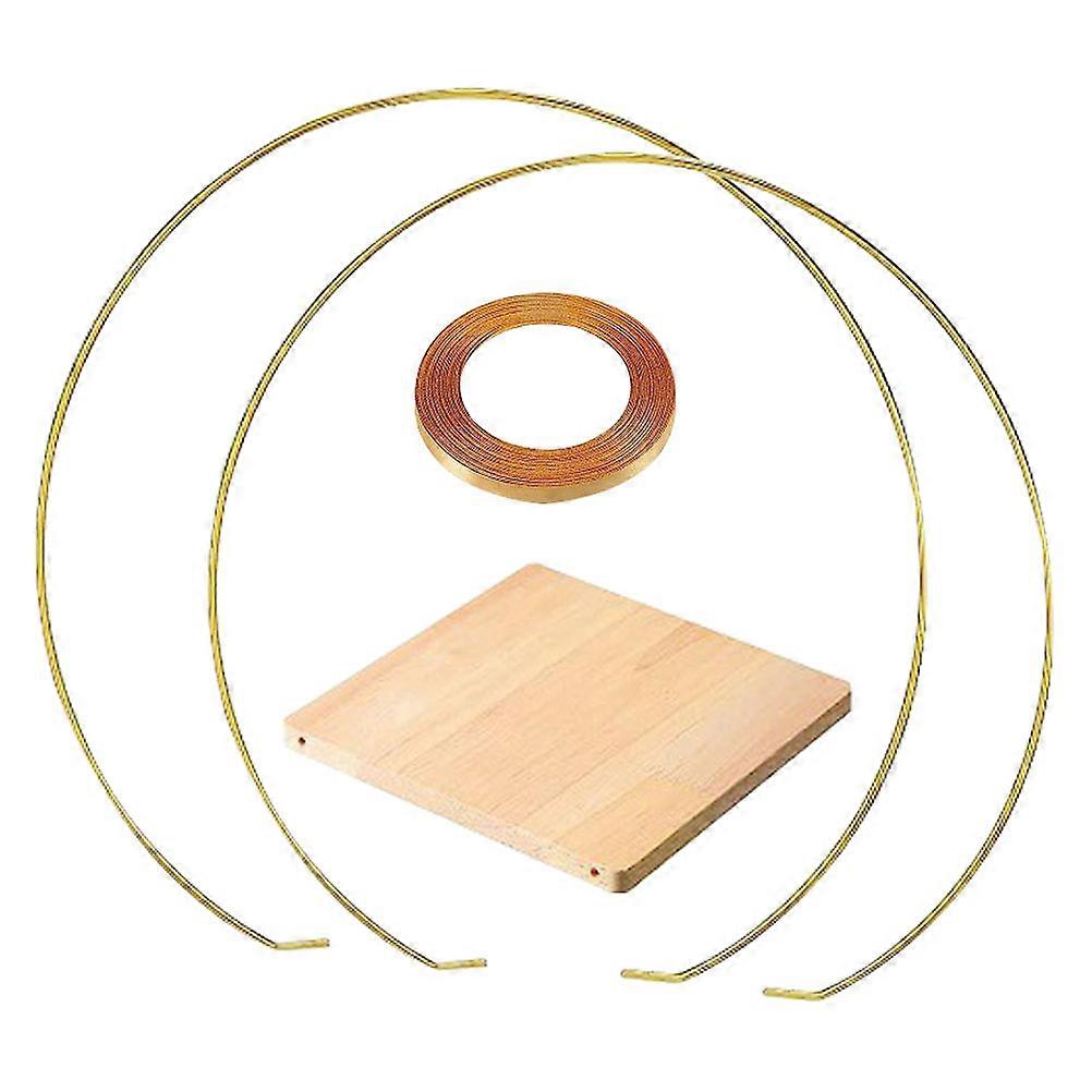 Metal Floral Hoop Craft Ring for Wedding Table Decor 4Pcs