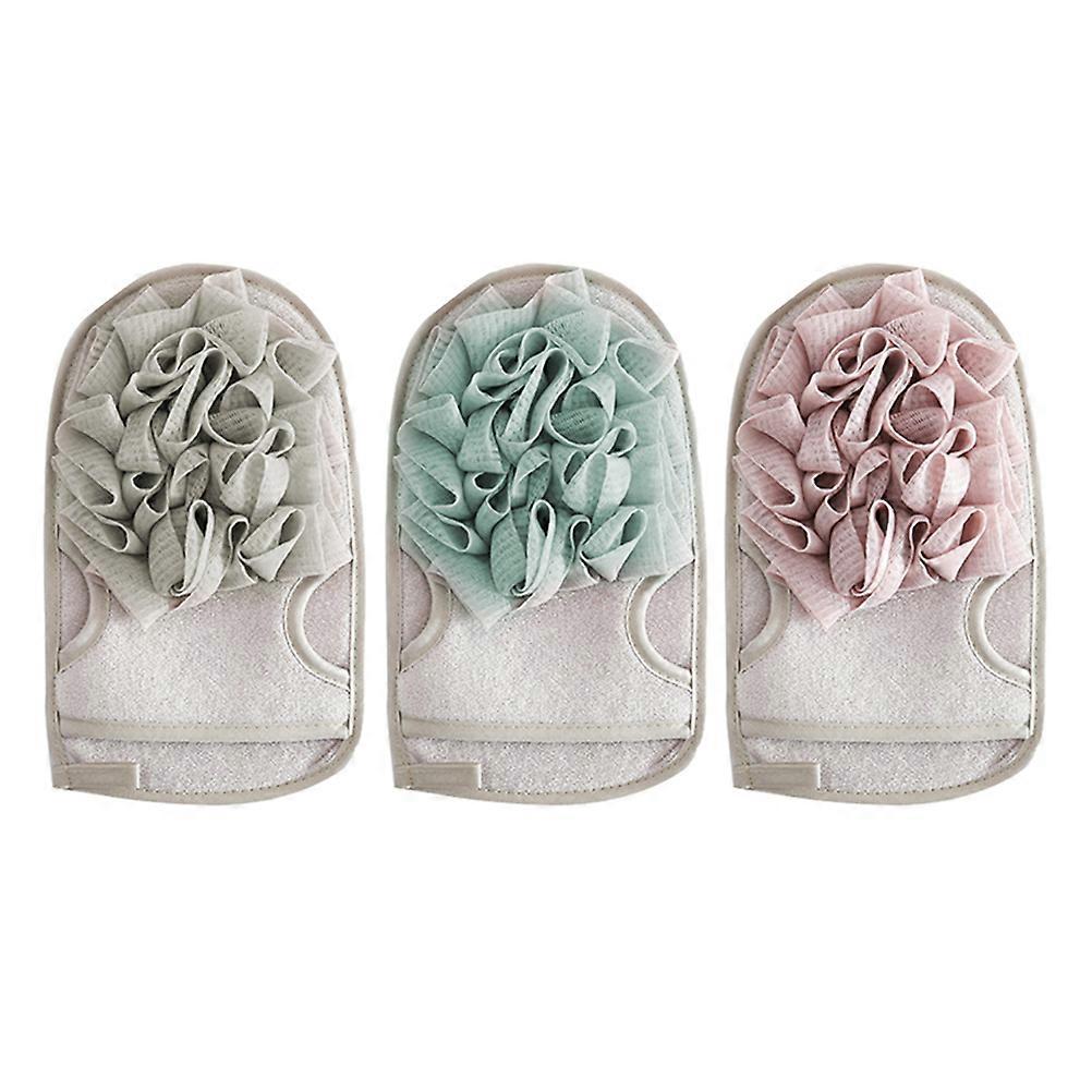 Bath Gloves Exfoliating Shower Gloves for Home 3Pcs Set