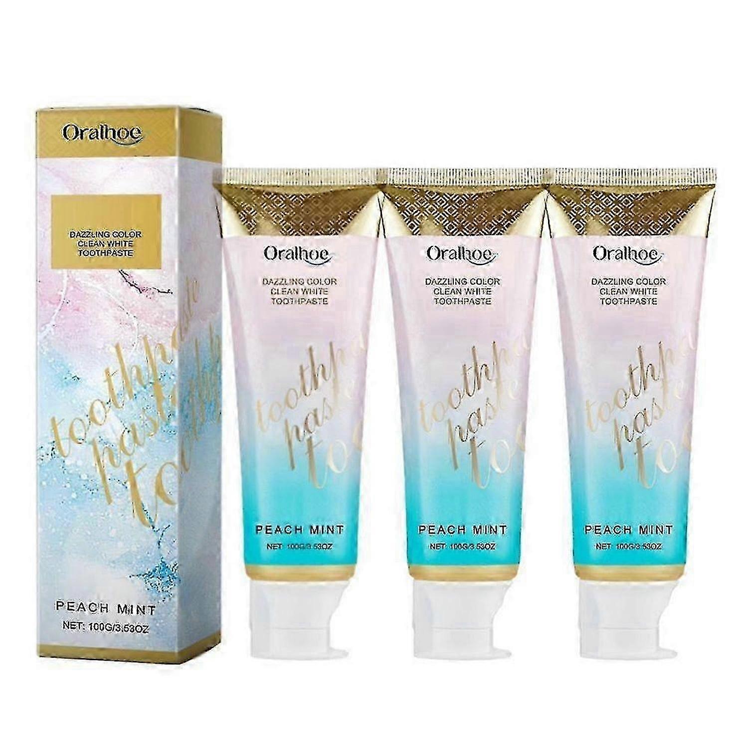 Peachloft Toothpaste,Peachloft Teeth Whitening Toothpaste,Peach Mint Toothpastes