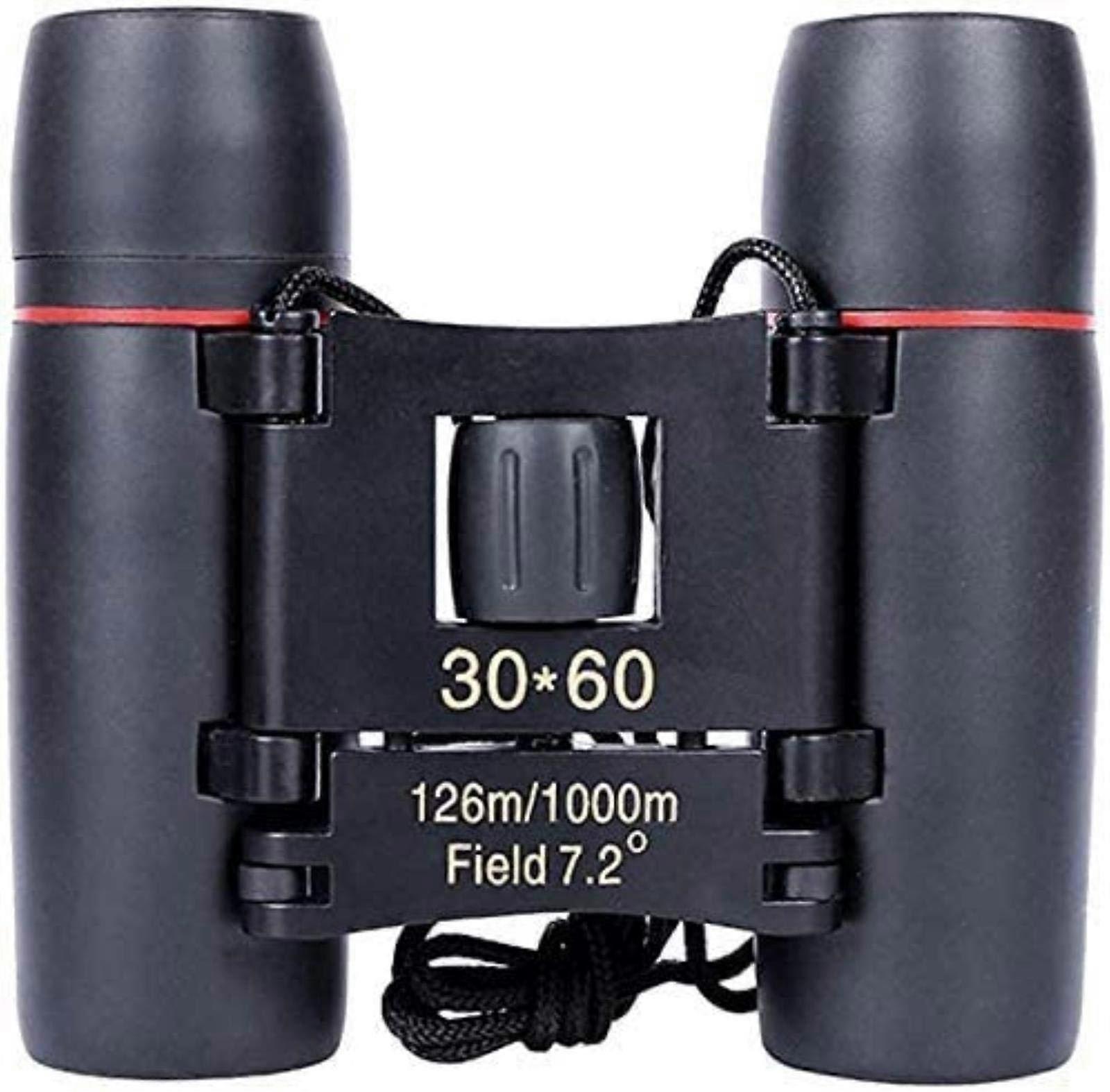 Binoculars For Adults 30x60 Magnification, Outdoor Travel Folding Binoculars, Mini Portable With Bag, Astronomique