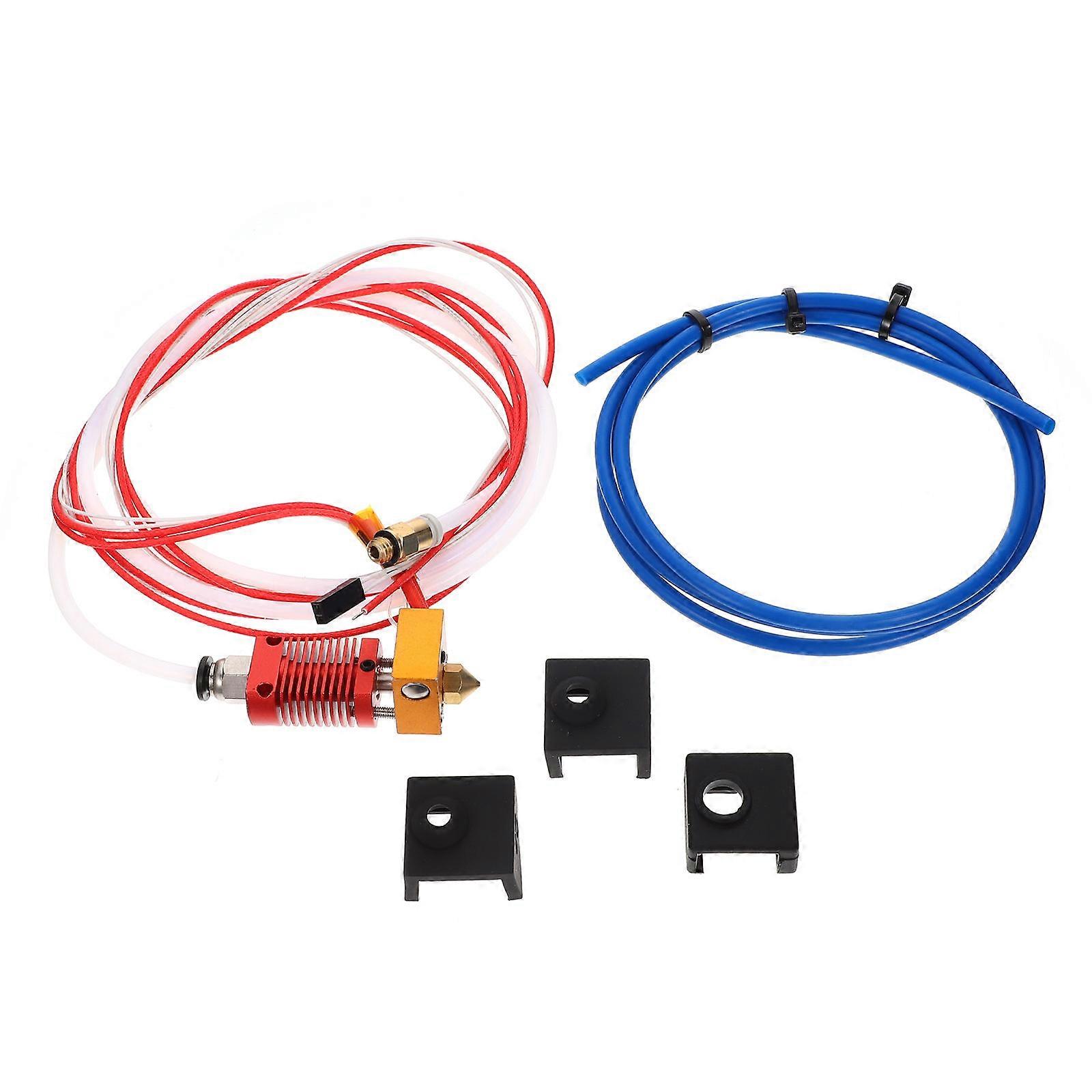 3D Printing Accessories Hotend Kit 3D Printer Nozzles 2M Length 1.75Mm Inner Diameter Heat Resistant 1 Set