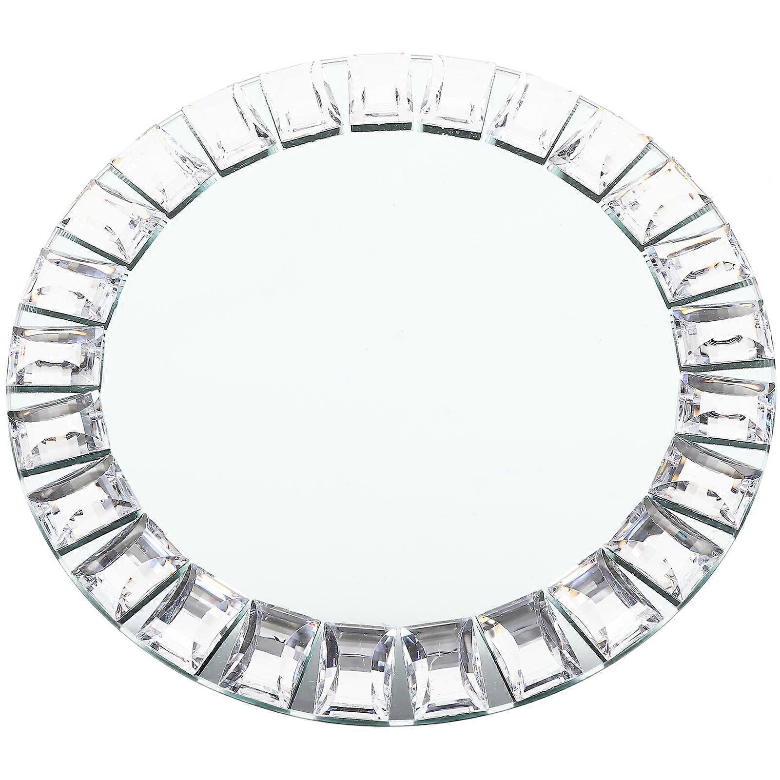 Perfume Tray For Dresser Storage And Decoration Round Material 1Pack