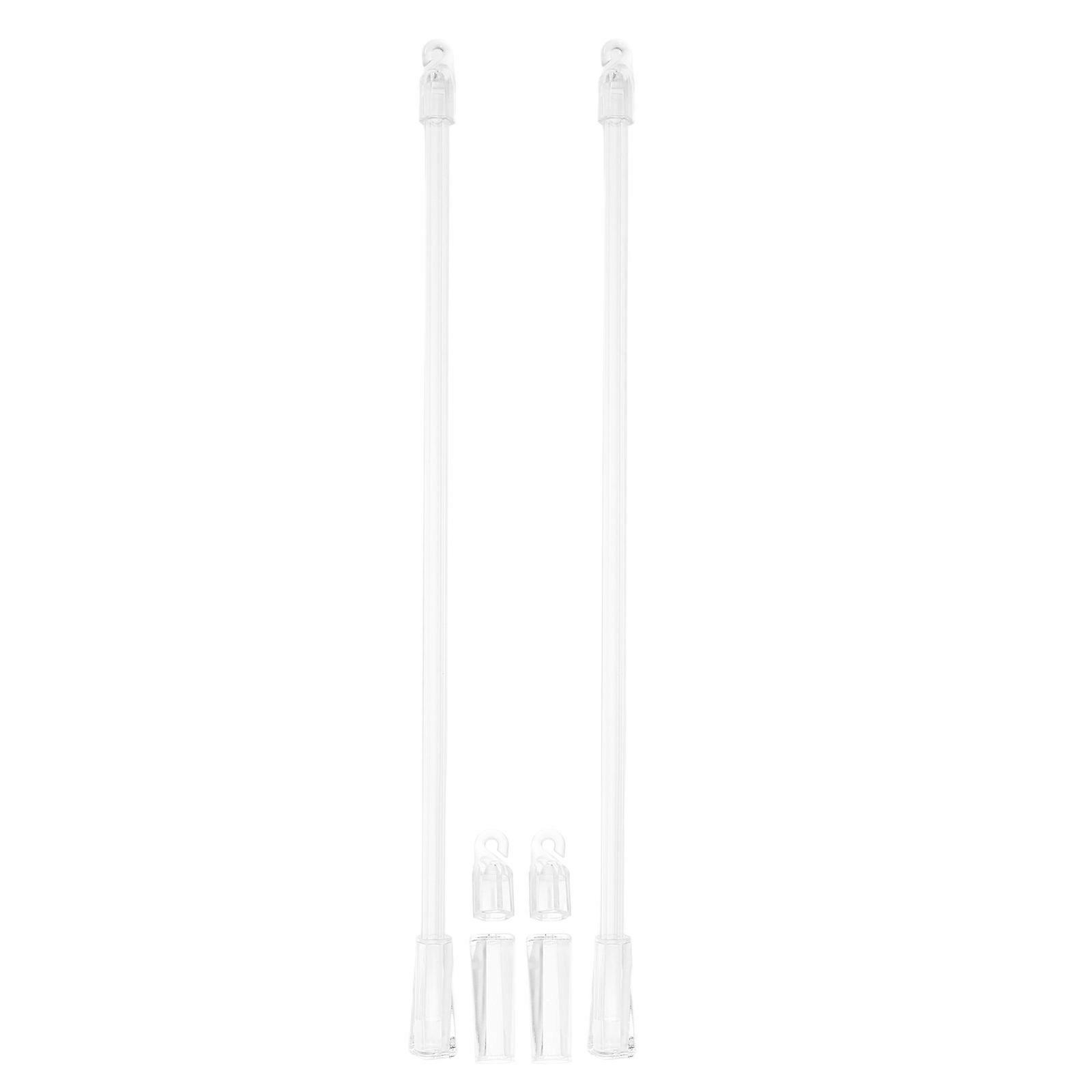 Transparent Curtain Wand for Vertical Blind Tilt 8Pcs Replacement Rod