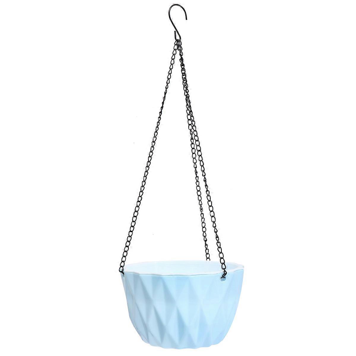 Flower Pot Decorations Creative Automatic Water Absorption Hanging Plastic Flowerpot 2Pcs