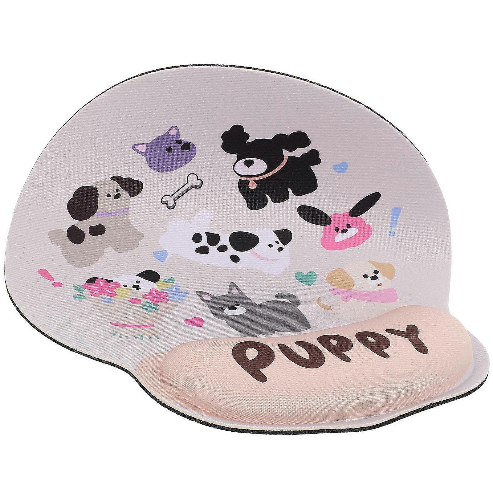 Cartoon Printing 3Pcs Computer Mouse Wrist Rest Cushion Perfect For Computer Use Home And Office Multi Color Joint Protection