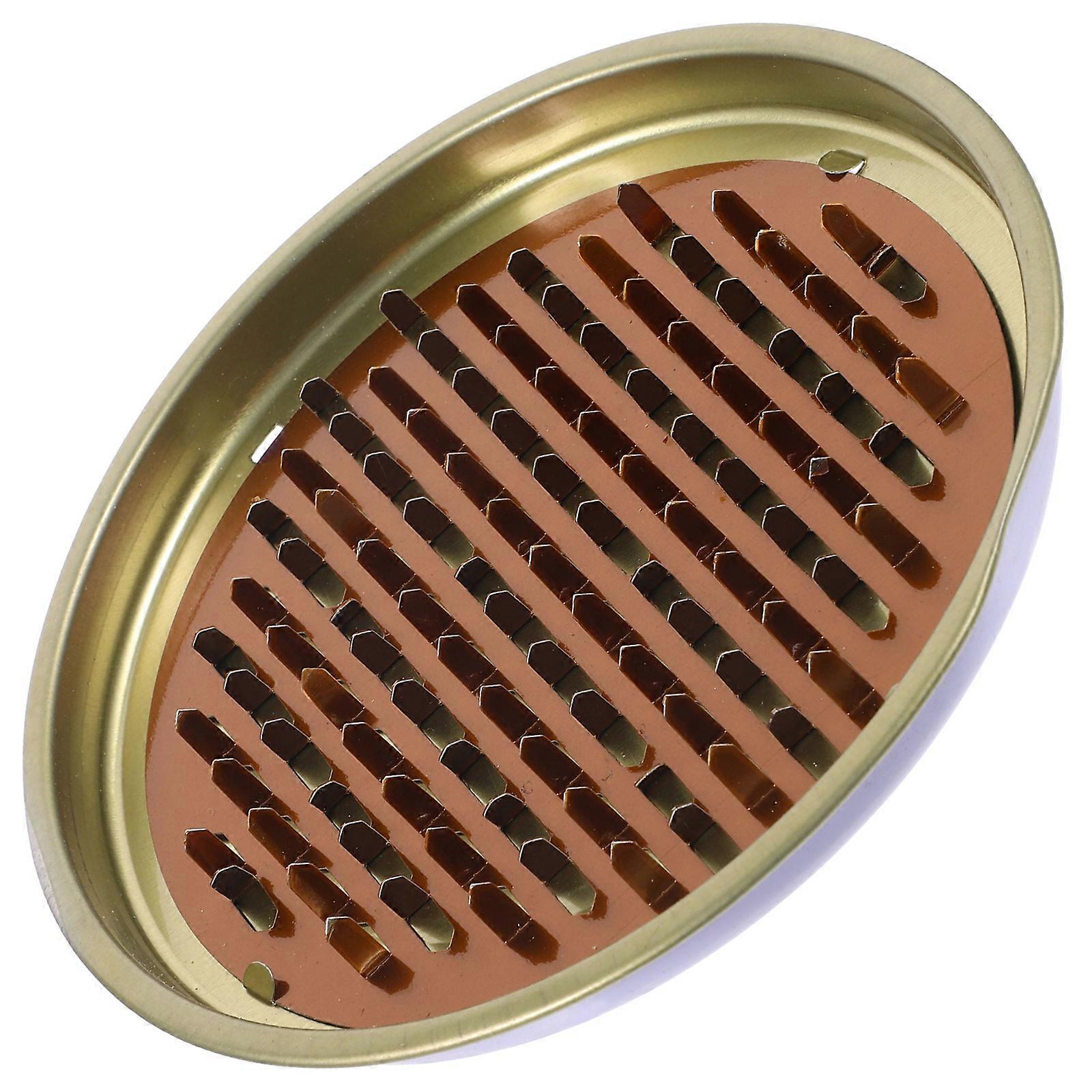 Sawtooth Grid Metal Incense Burner For Home Users 6.1×6.1×0.6in 1Set