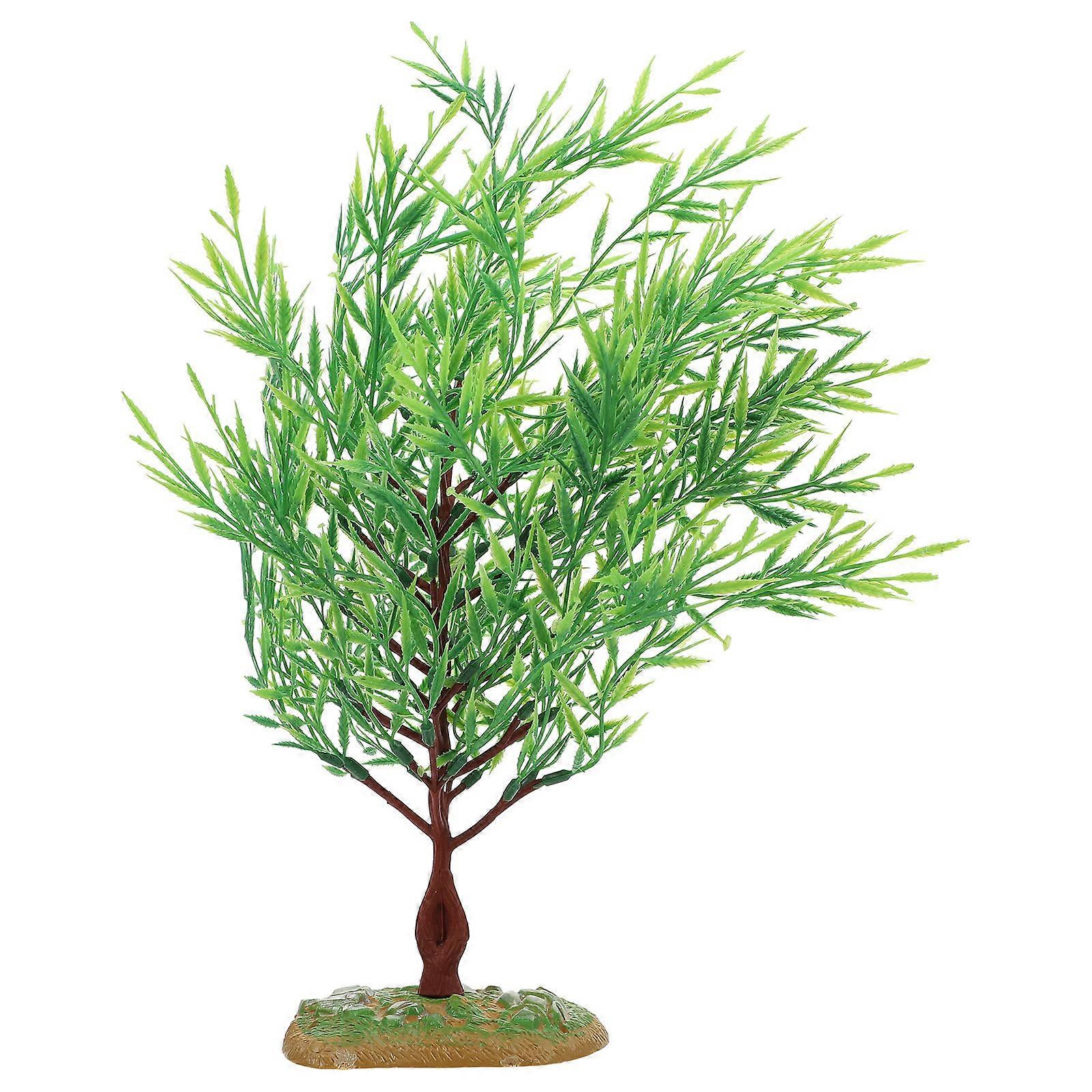 Micro Landscape Decoration Willow Tree Model for Decor 2Pcs Sand Table