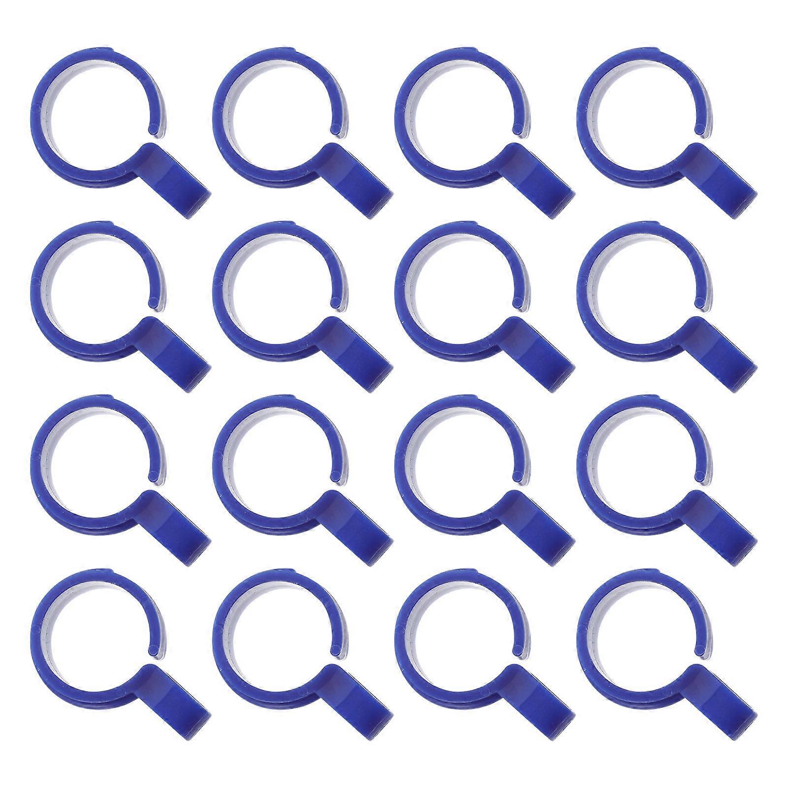 Clothing Hanger Buckle Hooks Clothes Rod Round Hooks for Windproof 50Pcs