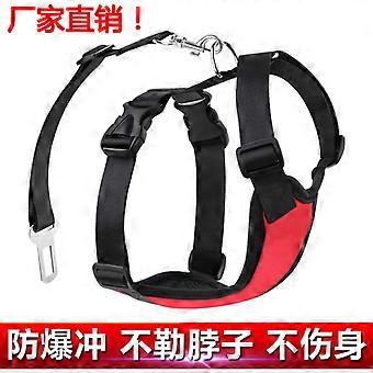 Harnais de voiture pour chien de compagnie maille d’air et cordon de sécurité Clip de ceinture de sécurité pour le voyage du chien (vert, m)