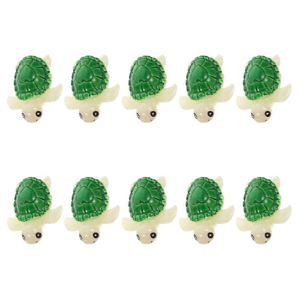 Mini Resin Turtles Turtle Models for Decoration 50Pcs Creative Resin Figurines