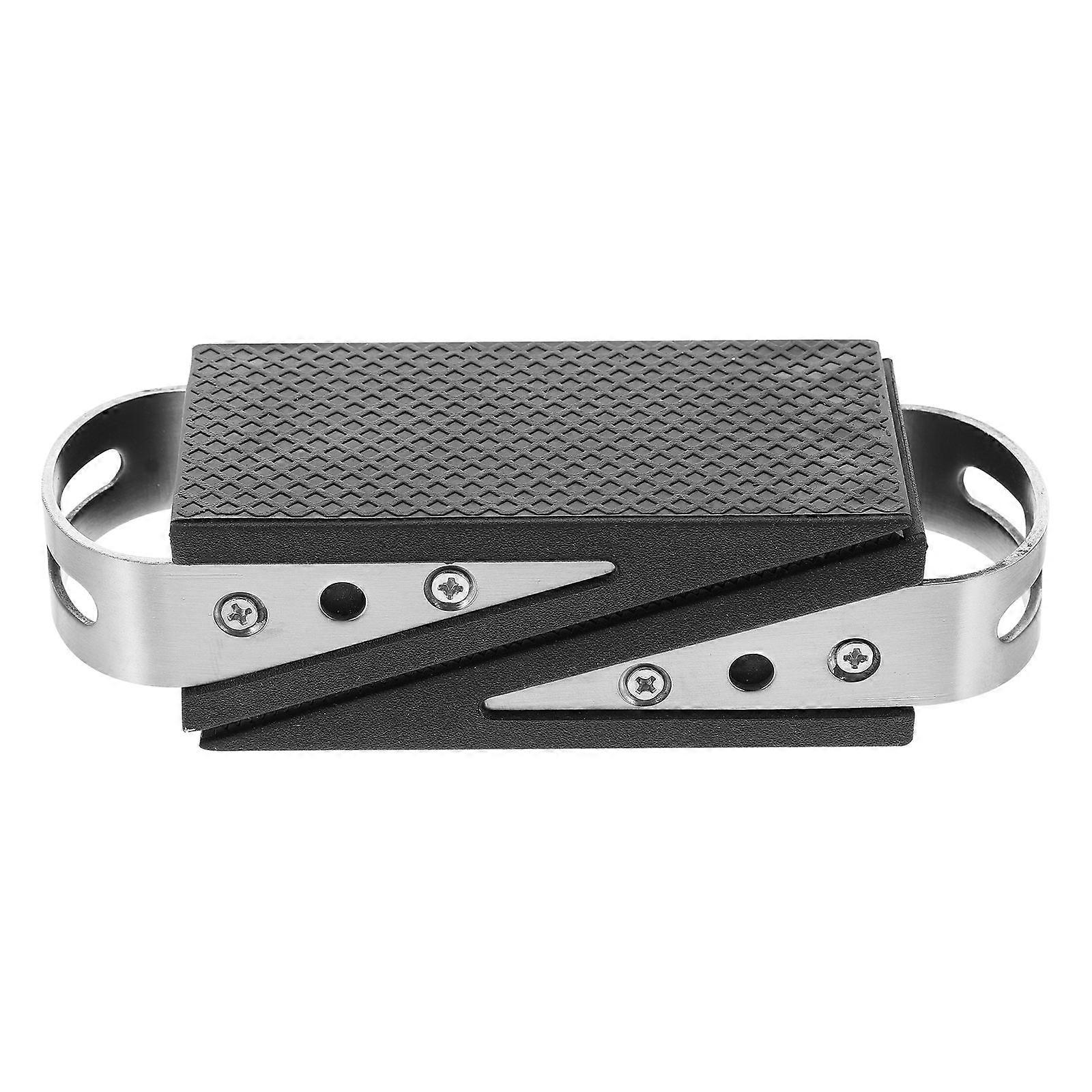 Door Wedge Protector for Floor Use with 4Pcs Rubber Door Stoppers