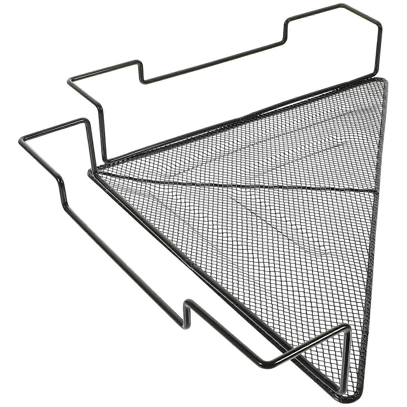 Flowerpot Stand Iron Wire for Storage Use 2Pcs Corner Rack Shelves