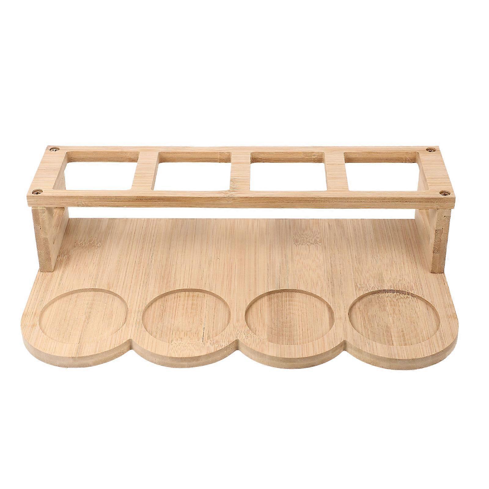 Multi-Use Spice Rack Wooden Seasoning Stand for Kitchen 3Pcs Set
