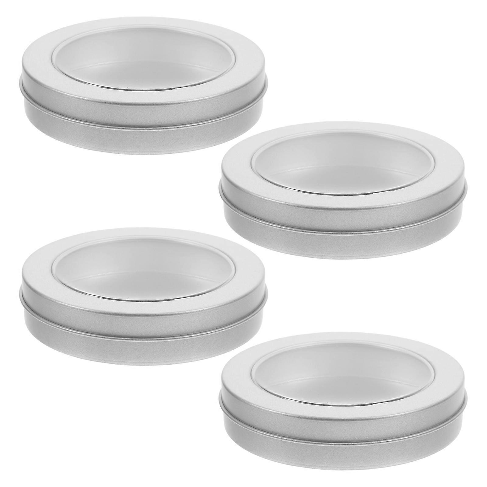 16Pcs Sugar Tinplate Round Case for Packing Sugar Pancakes