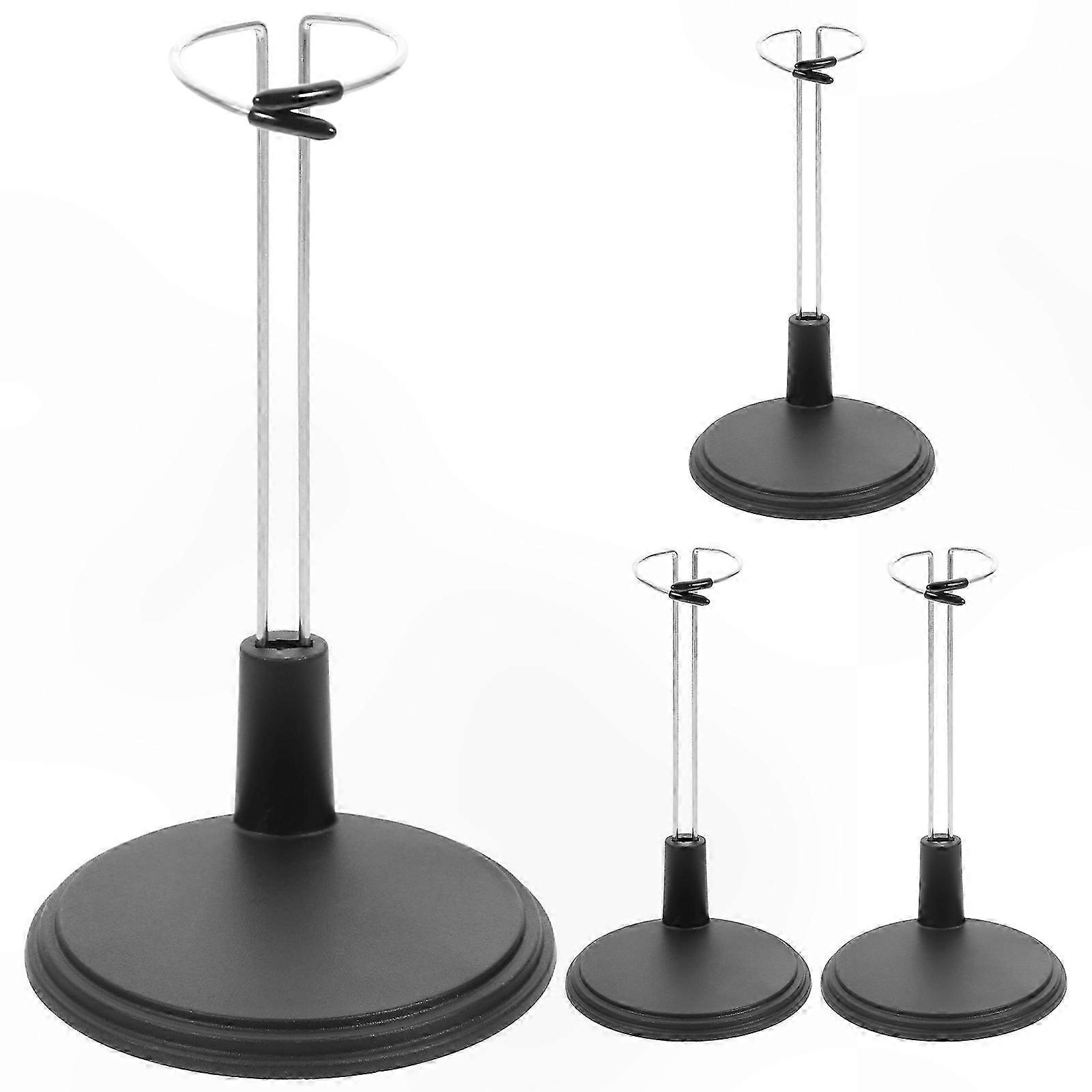 4pcs Adjustable Doll Stands for Display, Home Organization & Collection Support